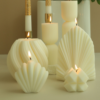 Creative design new style Large Tulip Flower Aromatherapy Soy Wax Scented Candles For Home Decoration