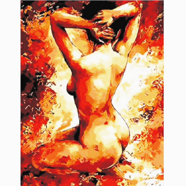 Wholesale Adult Custom Nude Body Painting By Numbers Portrait Kits Hand Painted Painting Art Drawing Painting By Numbers