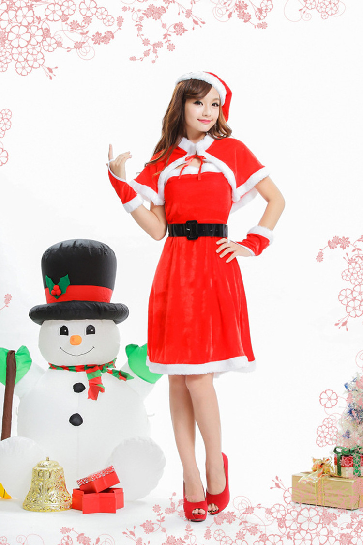 Japanese School Girl Sexy Cosplay Christmas Carnival Bondage Dance Costumes For Adults