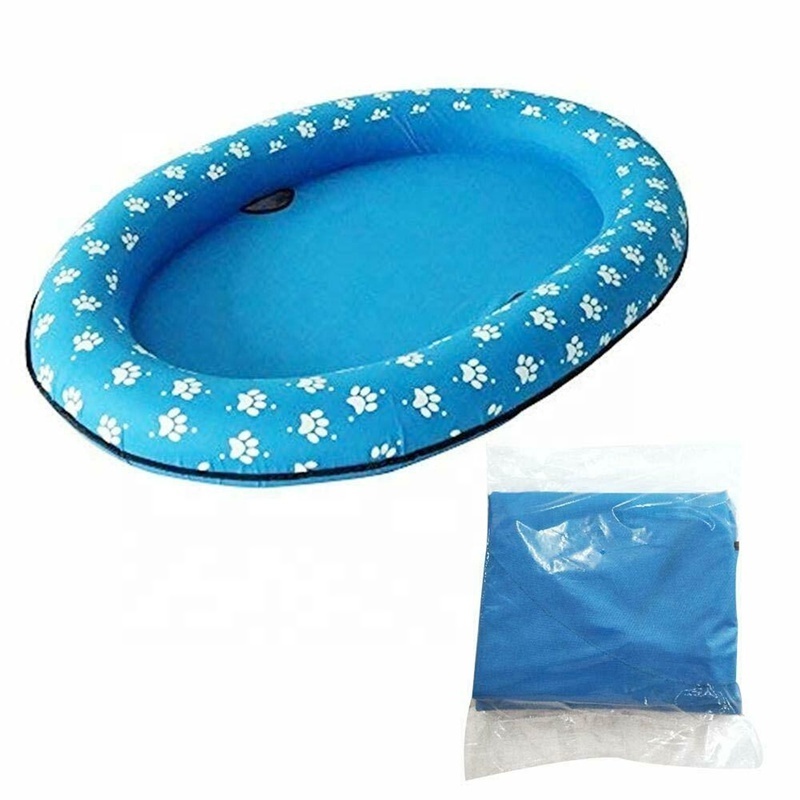 Pet Swimming Bed Pool Float Dog Water Raft Bath Bed Swimming Laps Inflatable