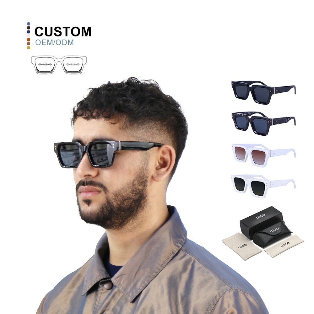 Sunglasses Whole Luxury Custom Premium Shades Women Designer Black Brand Sunglasses Mens Square Sun Glasses For Men