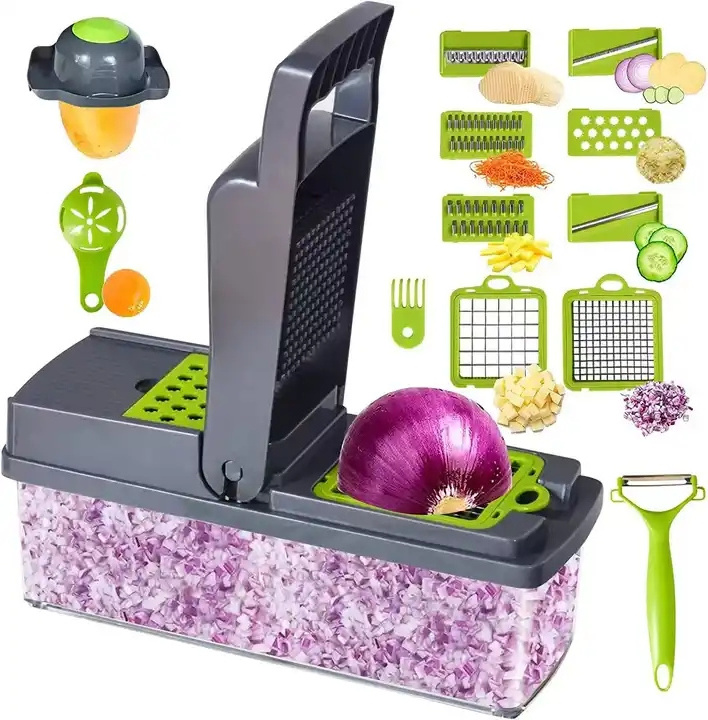 Multifunctional 14 in 1 Food Chopper Vegetable Slicer Cutter Dicer Veggie chopper