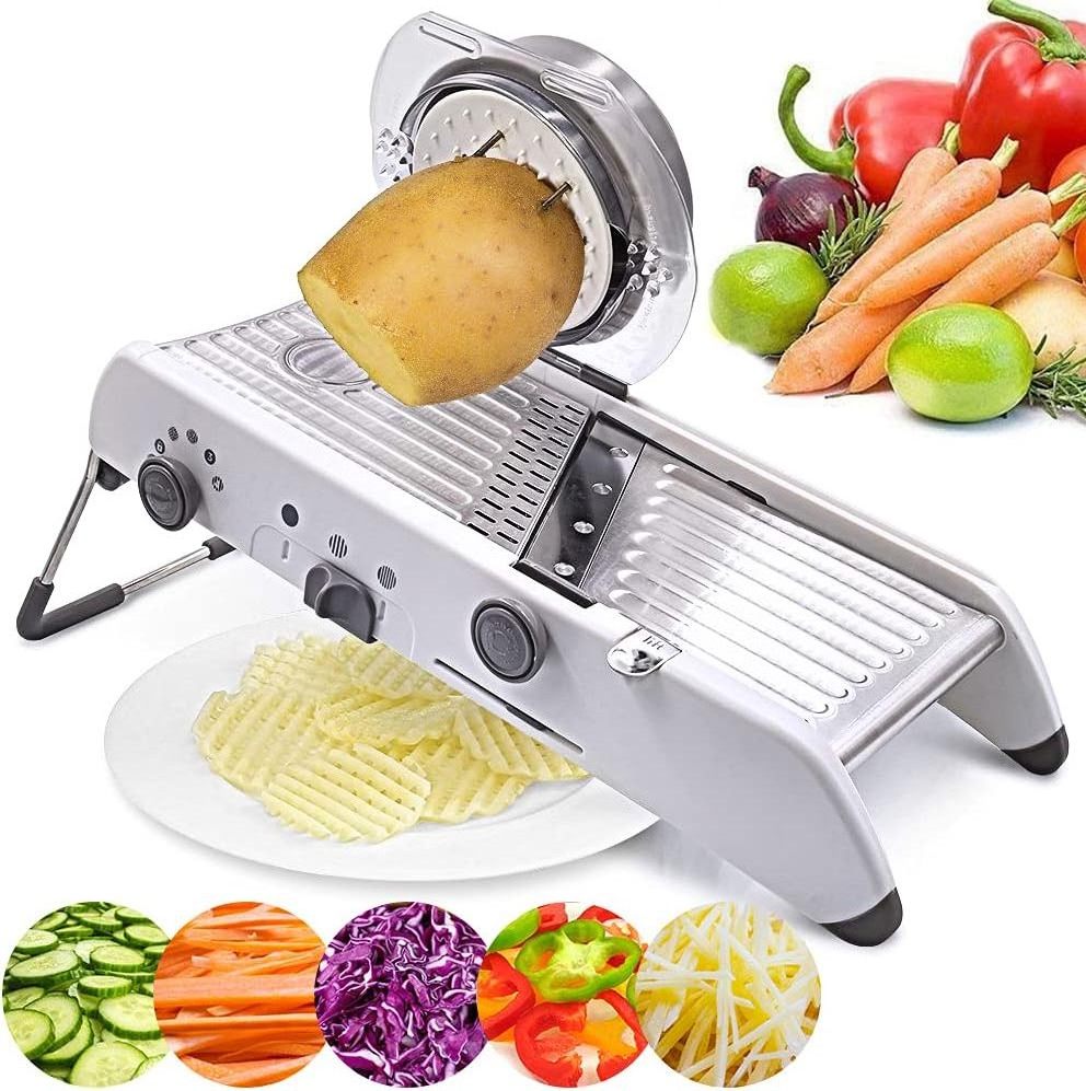 Smart Multifunctional Mandoline Slicer 18 in 1 Adjustable Mandoline Food Slicer Vegetable Chopper