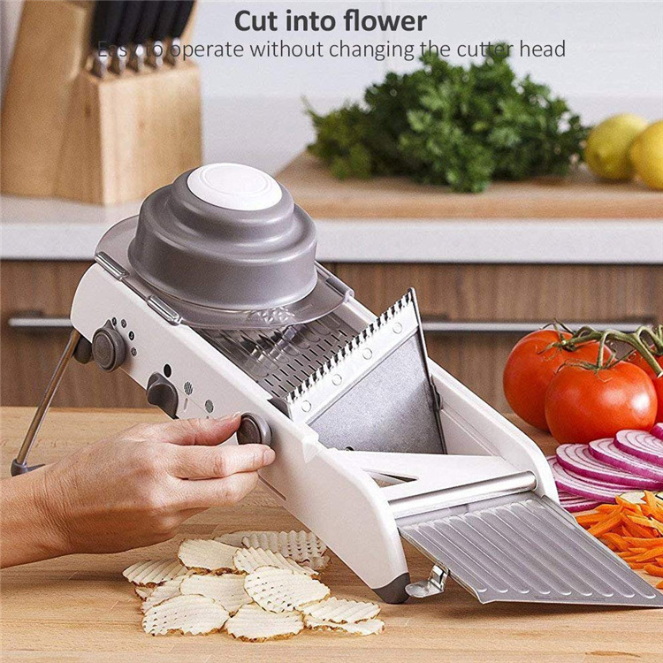 Smart Multifunctional Mandoline Slicer 18 in 1 Adjustable Mandoline Food Slicer Vegetable Chopper