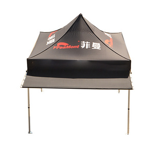 FEAMONT 10x10 Hexagon Custom Gazebo Tents Large Event Advertising Pop Up Canopy Roof Awning Tent