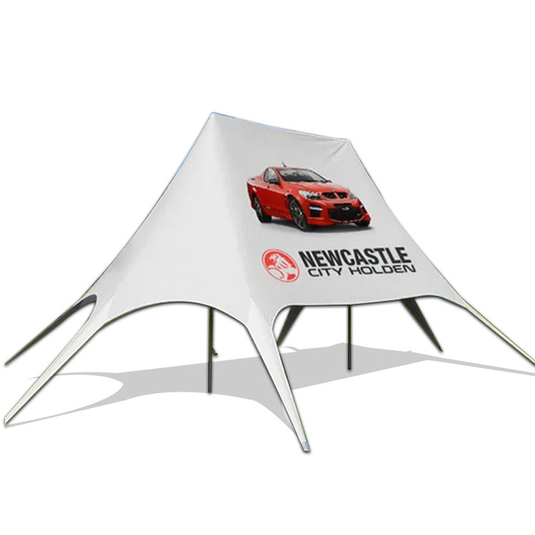 FEAMONT Promotional Trade Show Custom Large Pop Up Tops Spider Event Tent Camping Beach Star Spider Tent For Outdoor Display