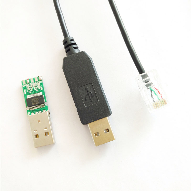 FTDI ft230xs USB UART TTL 3.3v 5V USB serial adapter to rj11 rj12 rj45 adapter cable