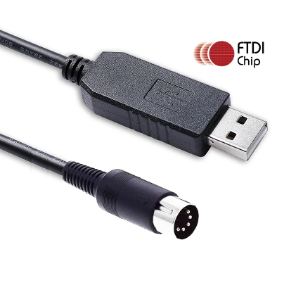 Yaesu FIF-232C USB CAT Programming Cable FTDI FT232RL USB Uart TTL to 6-pin Din Plug for Yaesu FT-1000 FT-1000D FT-1011 FT-1021