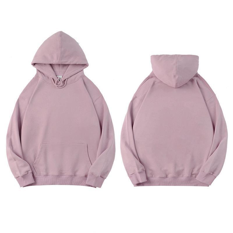 oem custom sublimation logo blank streetwear hoodie premium pullover solid color white hooded sweatshirts with string for men