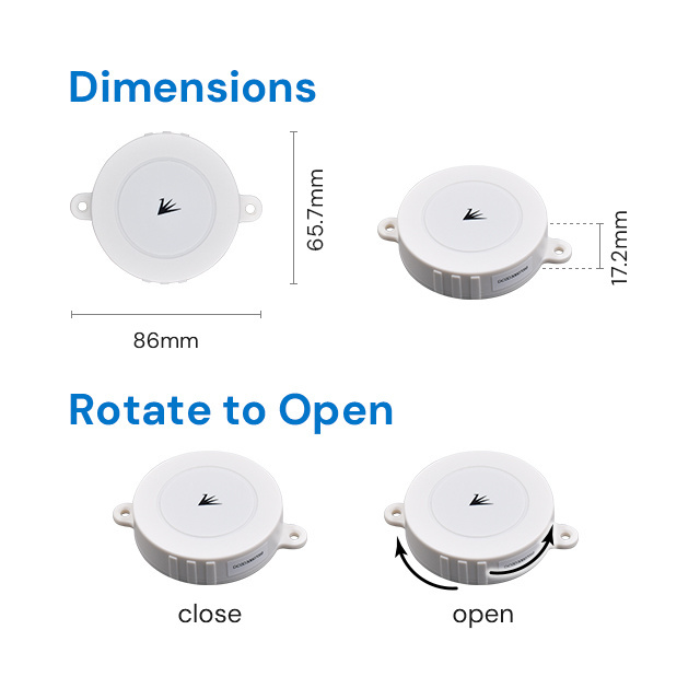 Feasycom FSC-BP104DL 1000m Long-range Bluetooth 5.2 EFR32BG21 iBeacon Low Energy IP67 Waterproof BLE Beacon With Free SDK