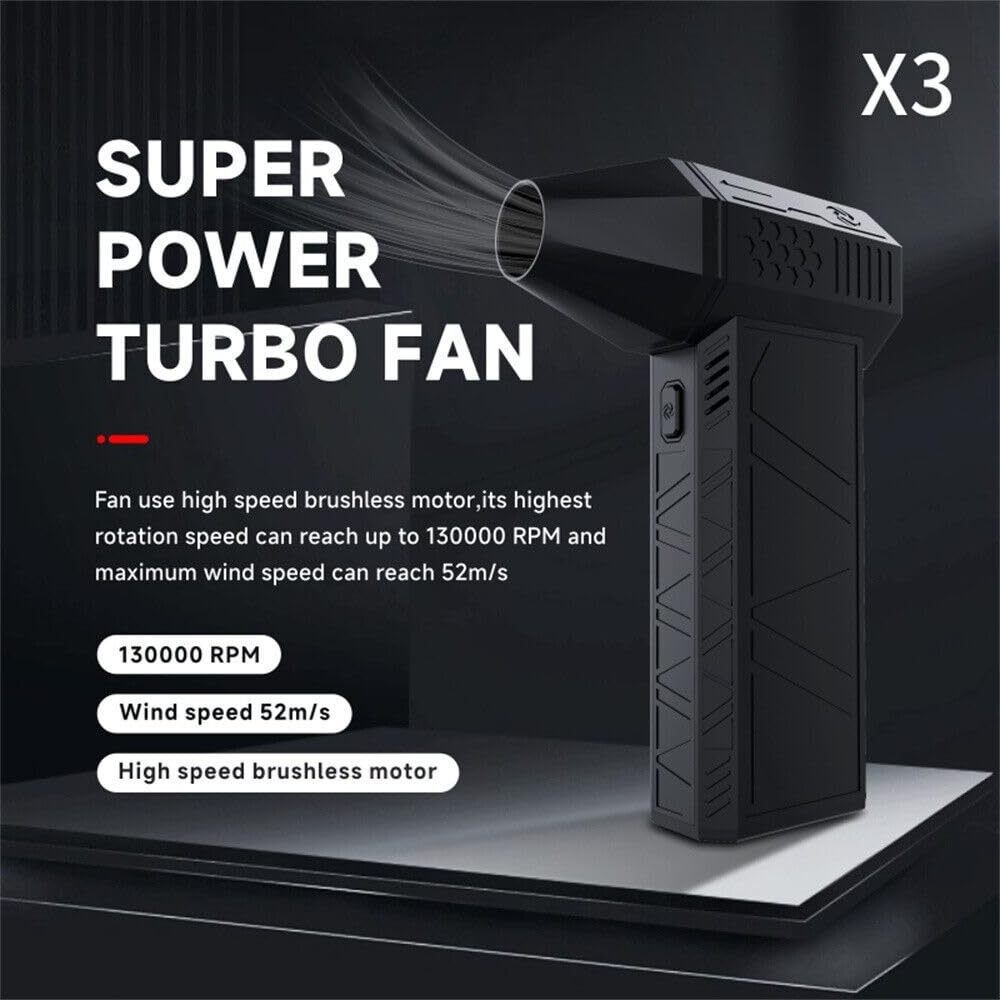 Powerful Turbo Mini Strong Fan House Cleaning Handy Jet Outdoor Cooking Air Duster Cooling Blower