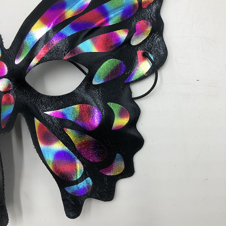 Beautiful Neon Butterfly Masquerade Ball Venetian Eye Mask