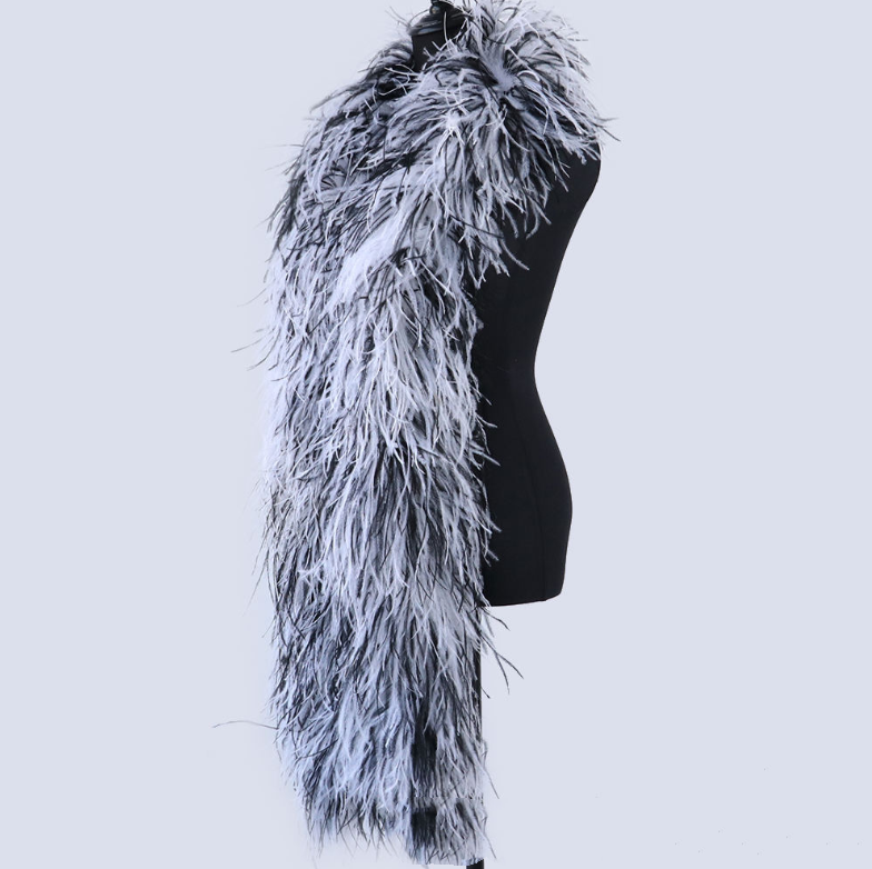 Natrual Ostrich Feathers Boa