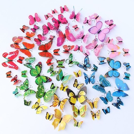 Wholesale decoration butterfly birthday decoration  for party decorating hopping mall giant artificial hanging large butterfly