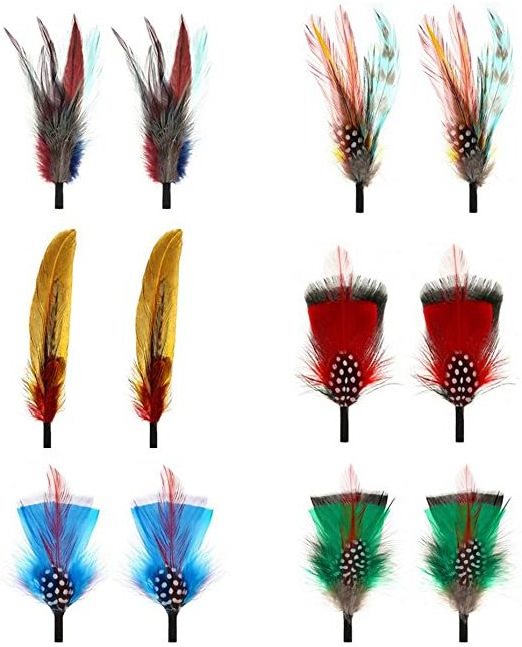 Feather Mounts for Hats Millinery Feathers Various Assorted Natural Feather Packs Accessories