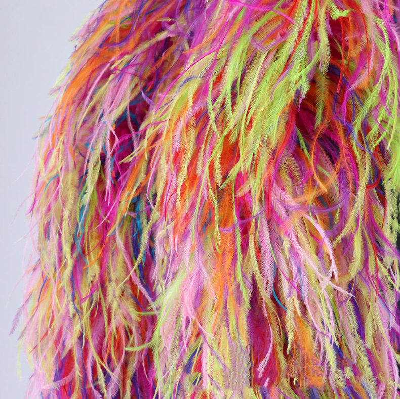 Natrual Ostrich Feathers Boa