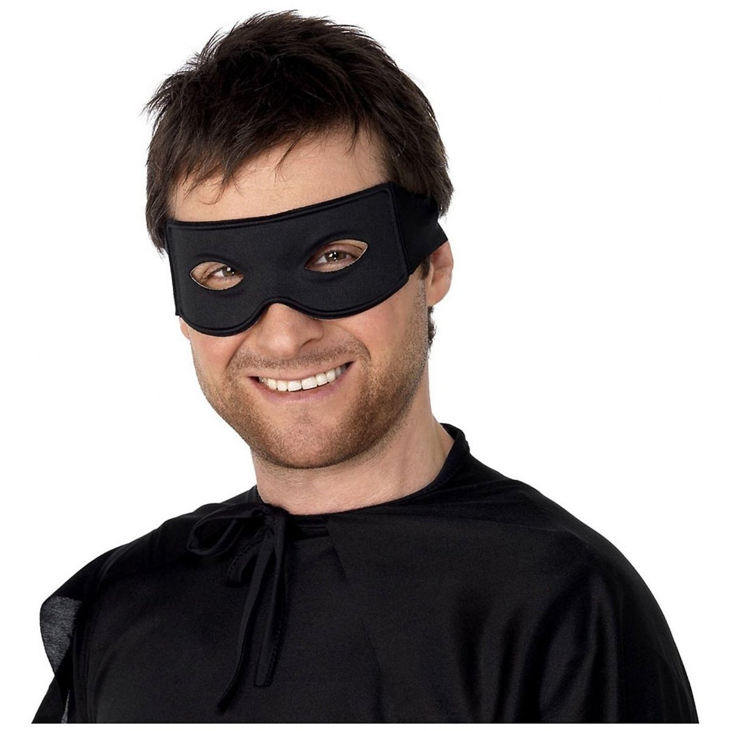 New arrival halloween cosplay Eye Mask Highwayman Robber Fancy Dress Black Bandit Thief Costume Mask