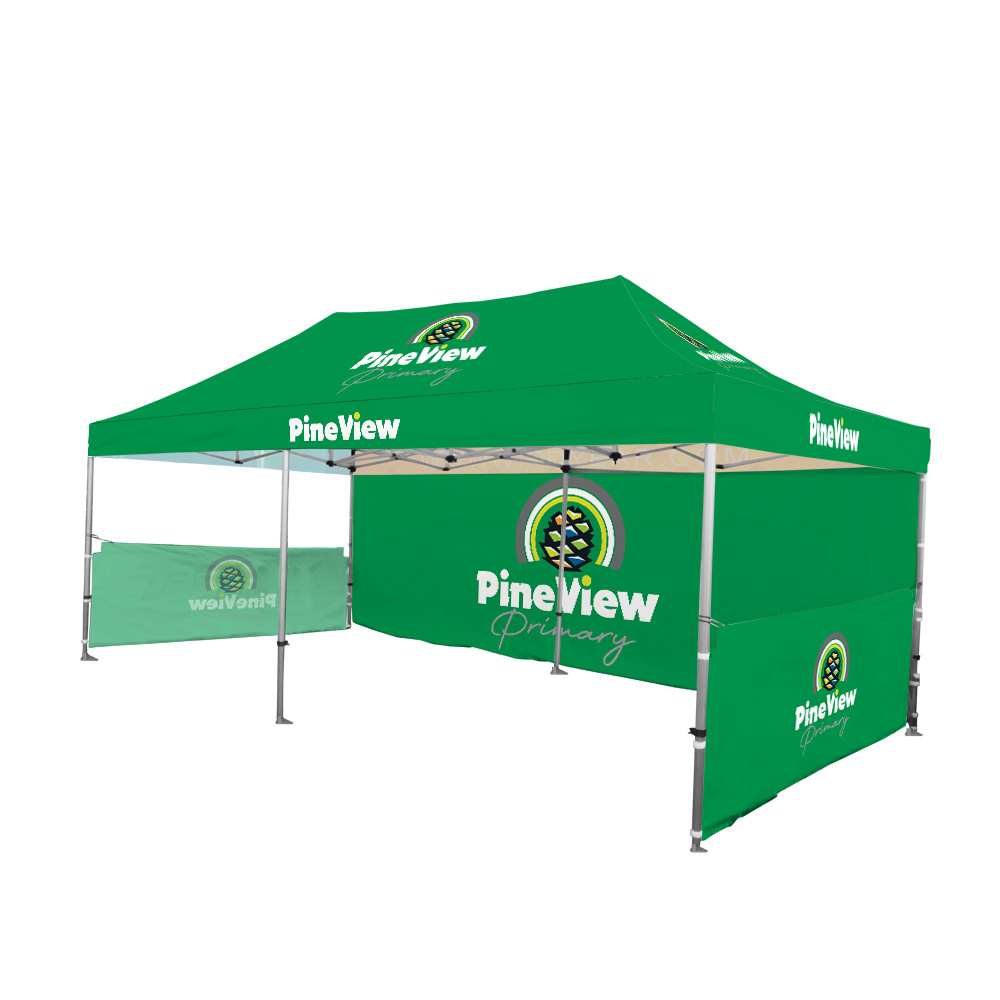 hot sale waterproof dye sublimation print brand foldable outdoor canopy pop up display tent for trade show advertising