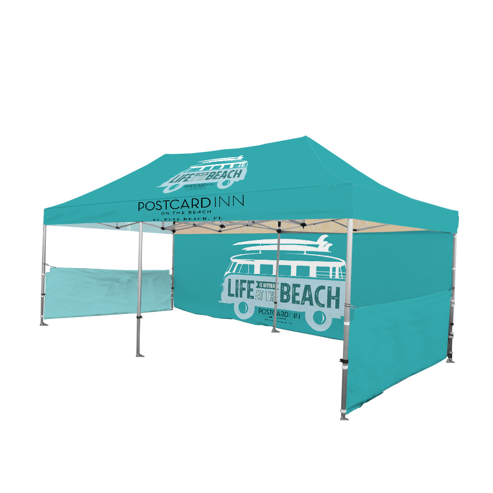 hot sale waterproof dye sublimation print brand foldable outdoor canopy pop up display tent for trade show advertising