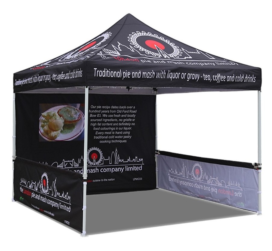 NO.1 Advertising Trade Show Marquee Tents Custom Instant Promotional Branded Printed Gazebos Folding Canopy Tents