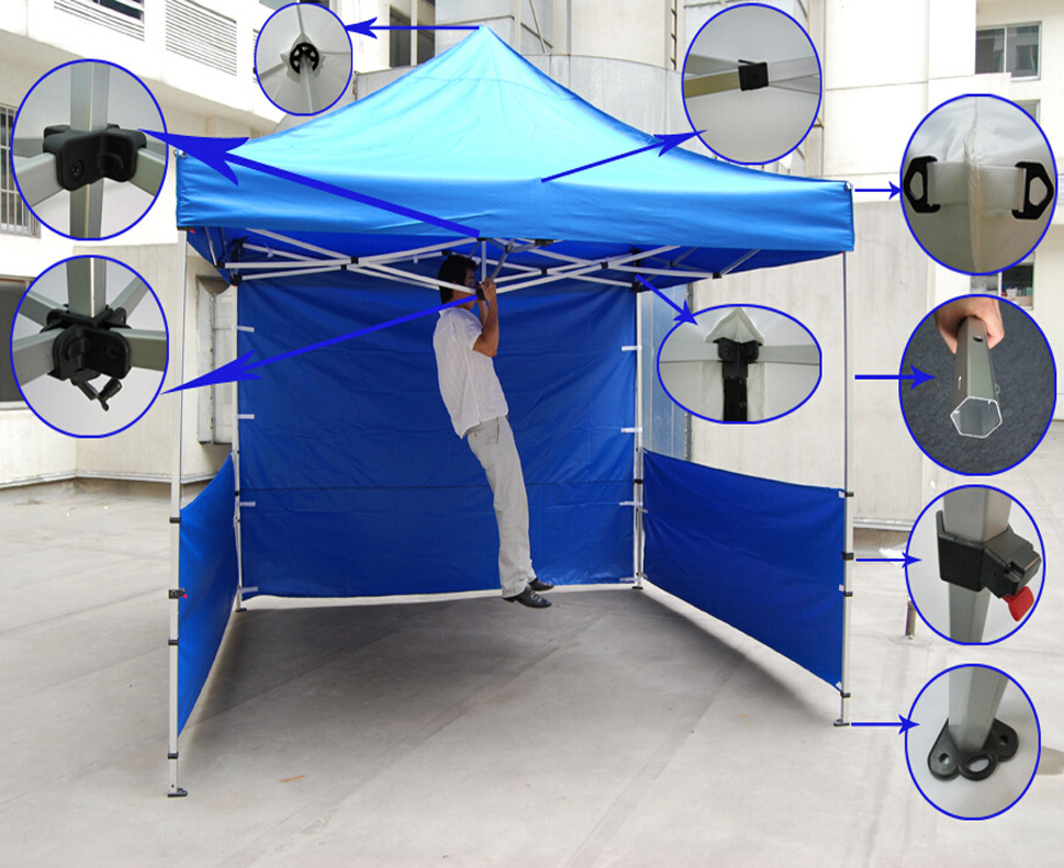 Wholesale Easy Up Aluminium Pop Up Folding Tent Gazebo canopy outdoor