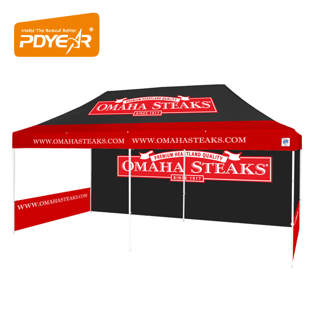 Portable Advertising Pop Up Custom Logo Printing Outdoor Marquee 10x20 ft Folding Canopy Tents