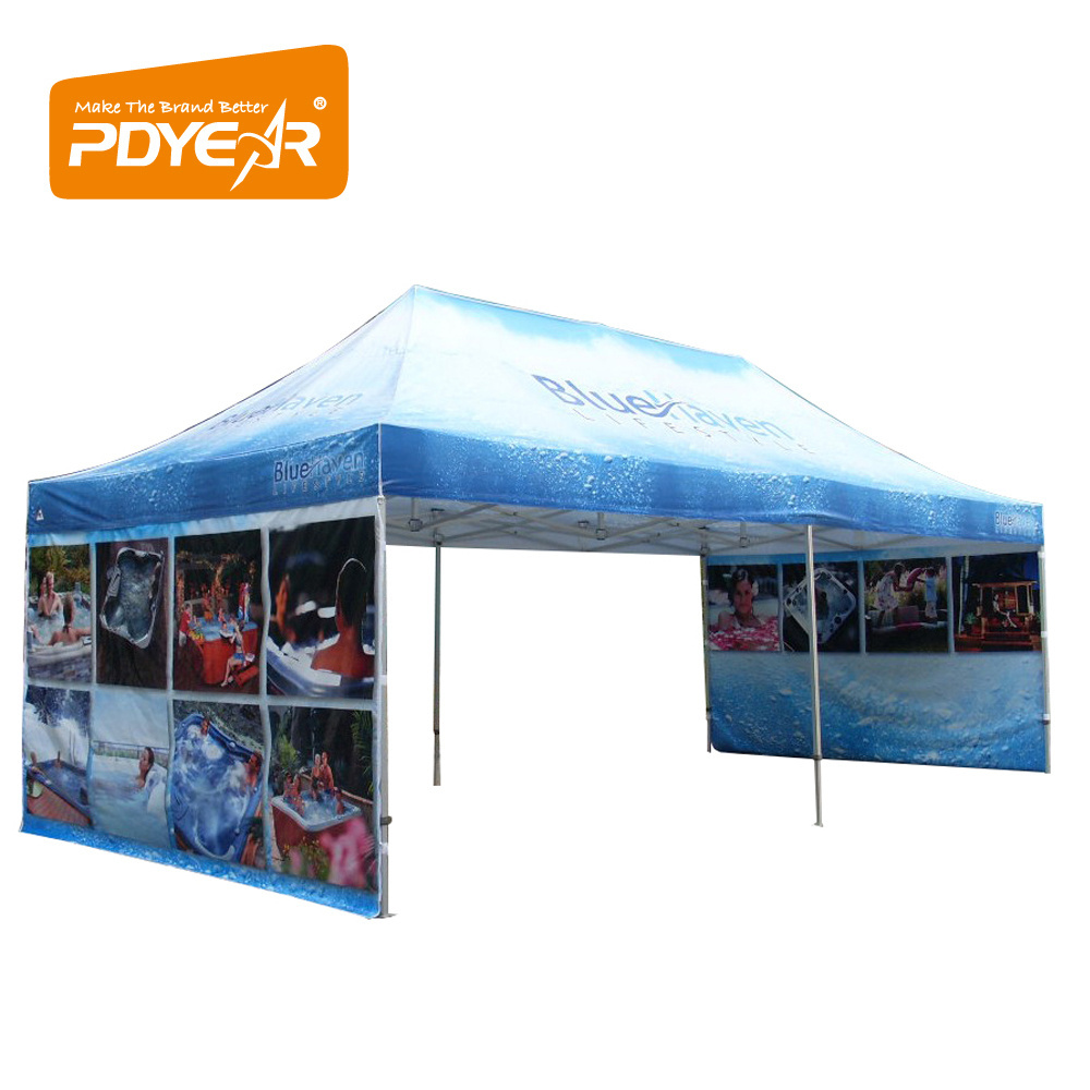 Portable Advertising Pop Up Custom Logo Printing Outdoor Marquee 10x20 ft Folding Canopy Tents