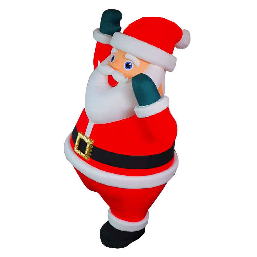 Custom advertising decoration outdoor Giant inflatable Santa Claus Father Christmas characters Xmas amusement