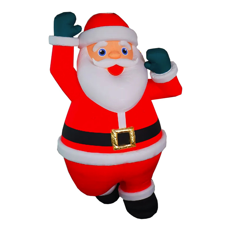 Custom advertising decoration outdoor Giant inflatable Santa Claus Father Christmas characters Xmas amusement