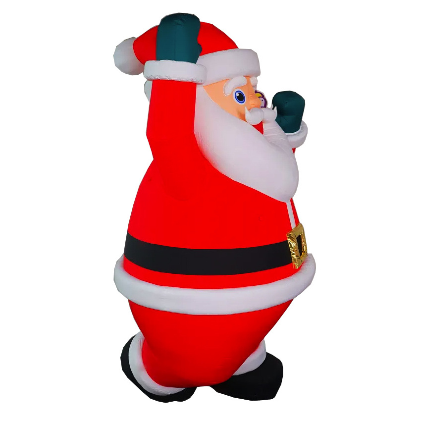 Custom advertising decoration outdoor Giant inflatable Santa Claus Father Christmas characters Xmas amusement