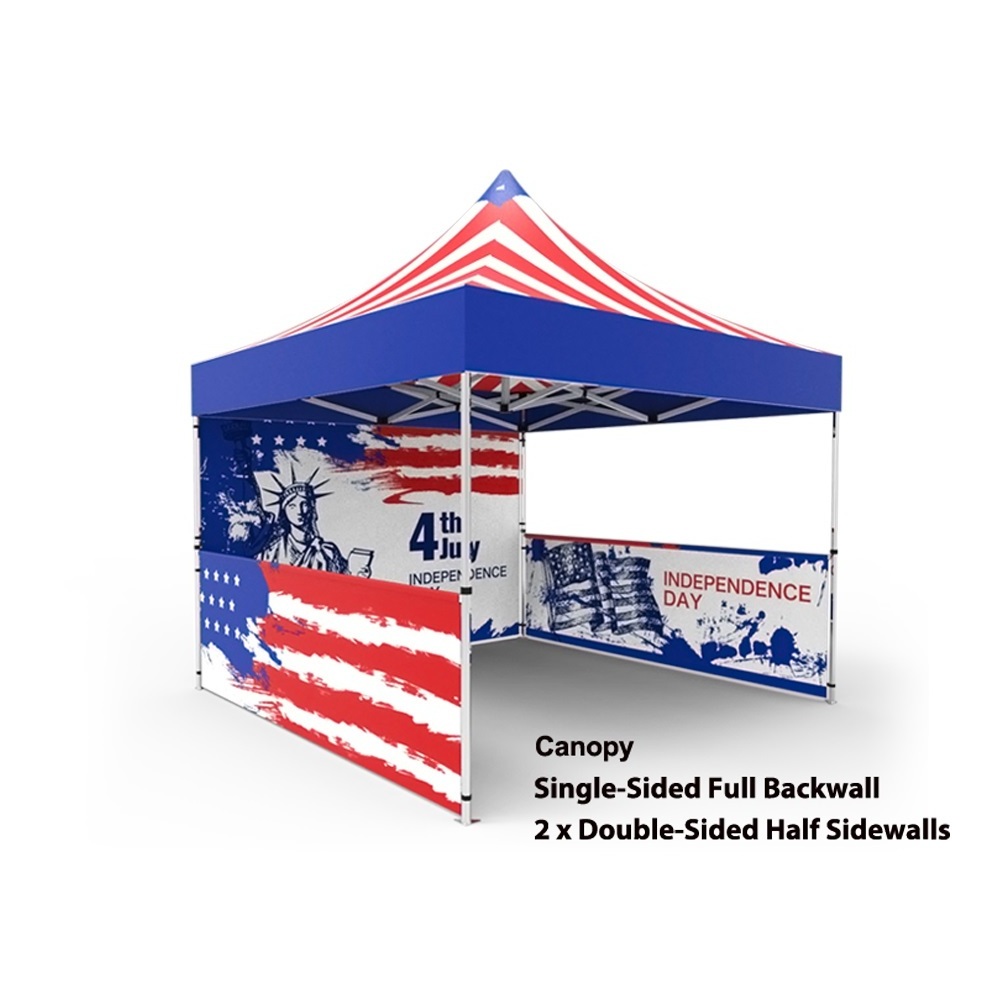 tradeshow display sale 6x3 canopy gazebo waterproof tent fabric