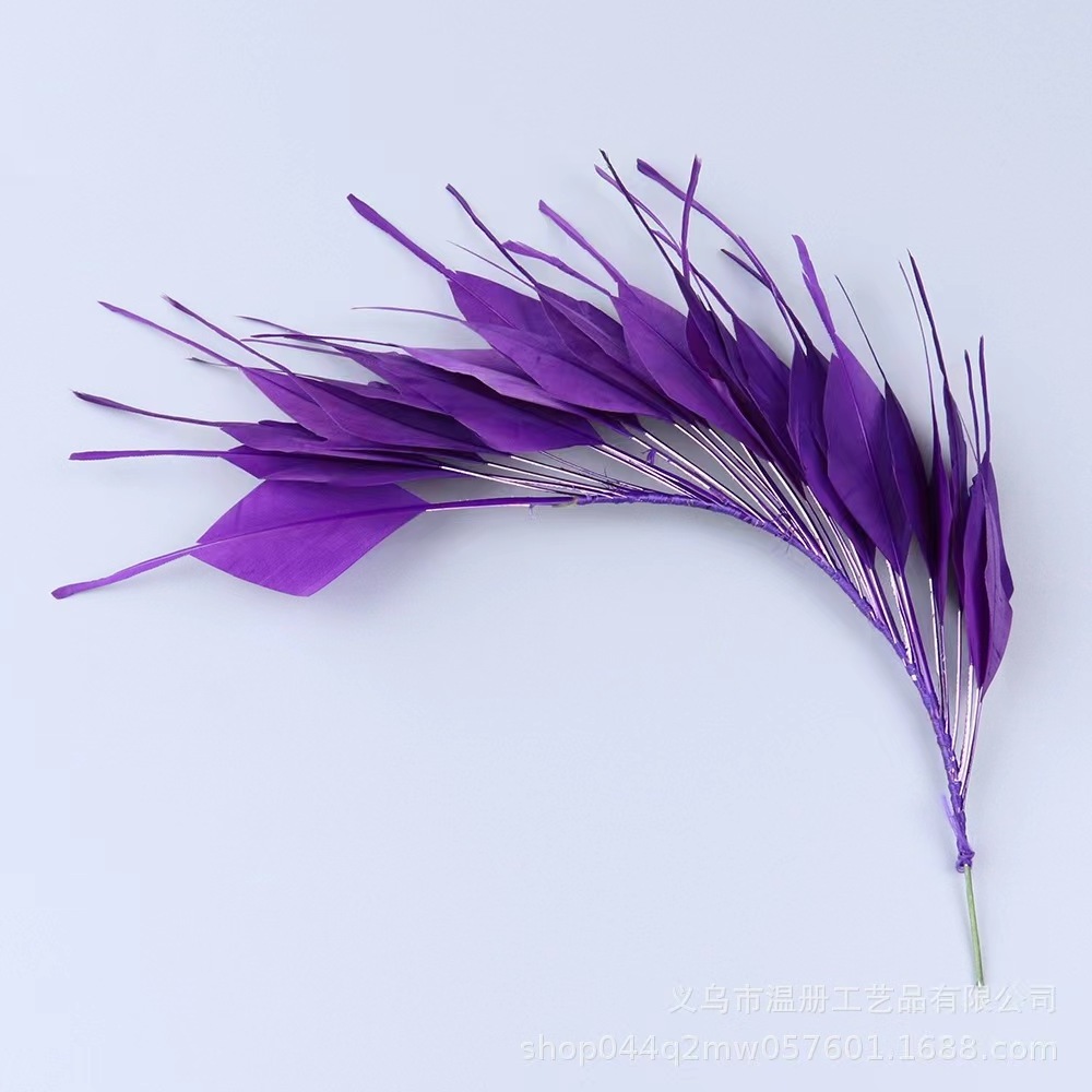 wholesale Custom Color Millinery Supplies Millinery Feathers Feather Flower for Crafts