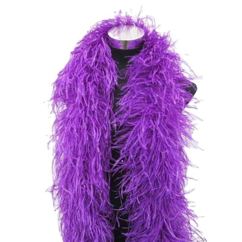 1-20ply ostrich feather trim fabric feather boa chandelle boa Decorative Feather ostrich Boa for dress