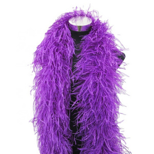 1-20ply ostrich feather trim fabric feather boa chandelle boa Decorative Feather ostrich Boa for dress