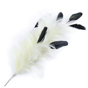 2021 new Jewelry Crafts Decoration Hats Rooster Hackle Feathers Brooch Hair Accessories Feathers Flower Decoration Crafts Plumes