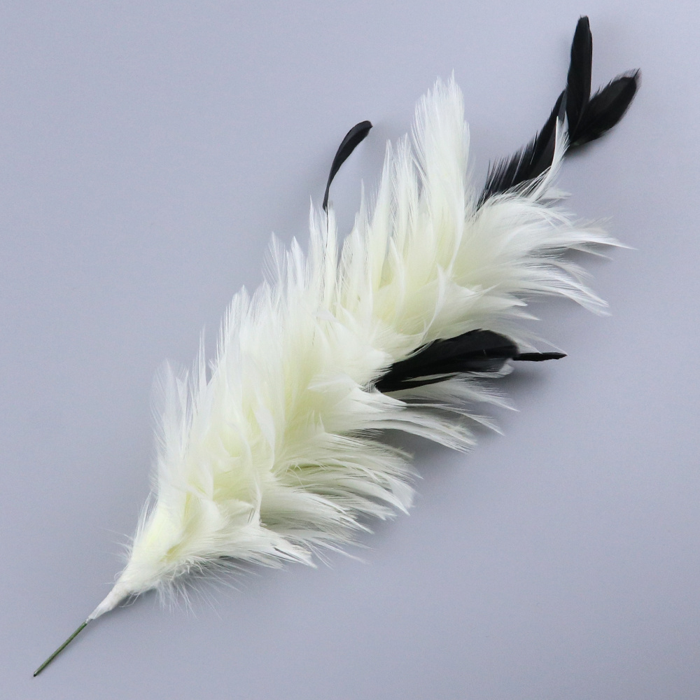 2021 new Jewelry Crafts Decoration Hats Rooster Hackle Feathers Brooch Hair Accessories Feathers Flower Decoration Crafts Plumes