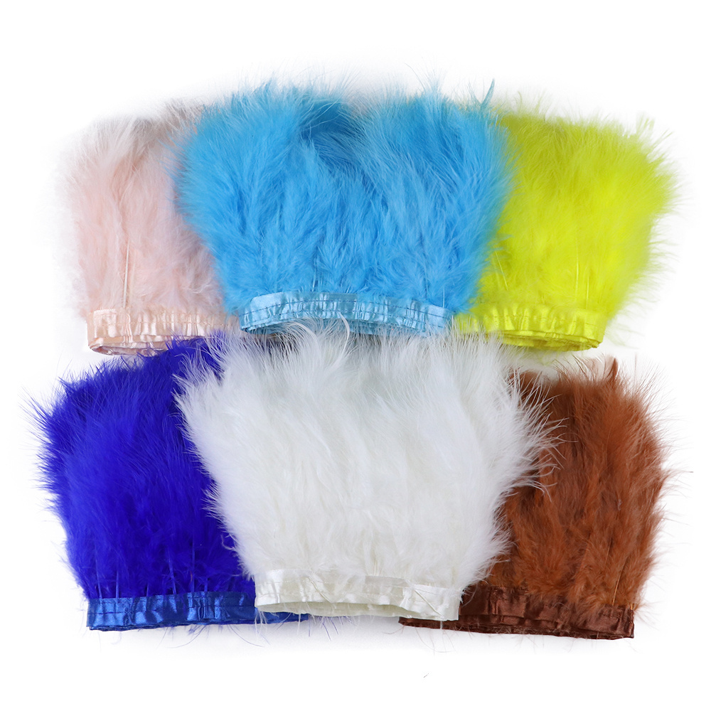 Manufacturers Make Turkey Feather Trims Fleece Feathers Lace Clothing Accessories Feather Crafts