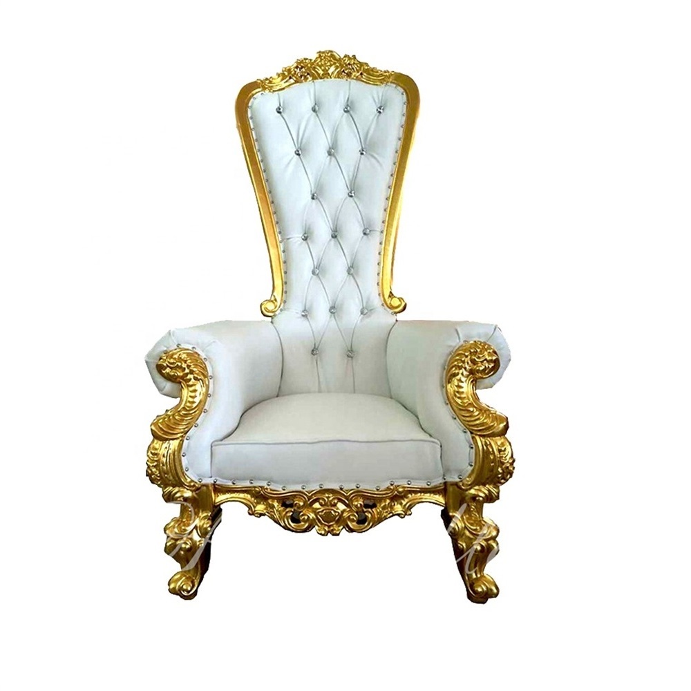 Best Price Wedding Rental Wooden Royal Chairs King Throne Chair For Wedding Party