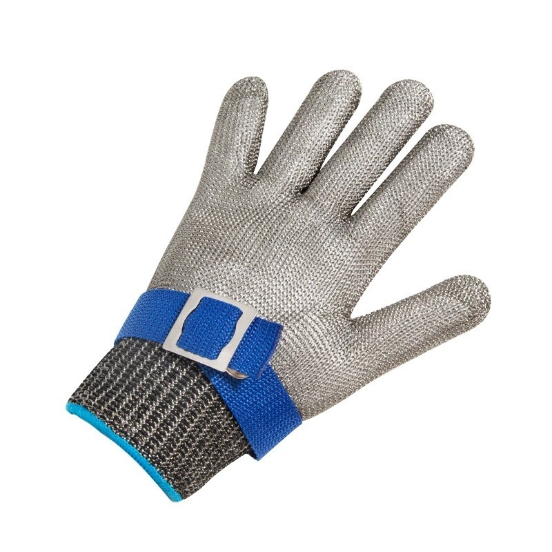 Fuantes De Acero Inoxidable Food Grade Anti Cut Gloves Oysters Butcher Stainless Steel Wire Metal Safety Gloves