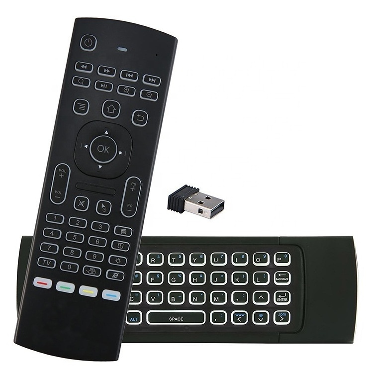 2.4G Wireless Keyboard MX3 Backlight Air Mouse 6-axis Gyroscope Smart Remote Control For Android System Voice Remote