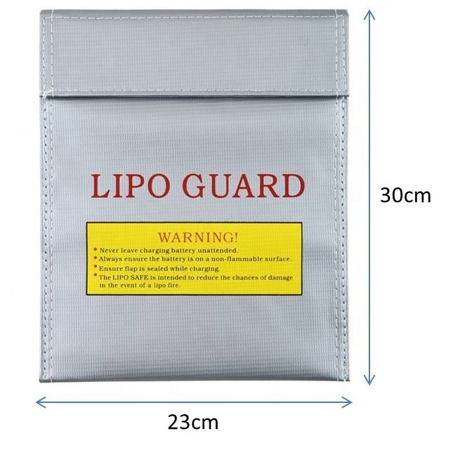 Fireproof Explosion-proof Waterproof RC Lipo Battery Safe Guard Bag 230x300mm for RC Toys Car Airsoft