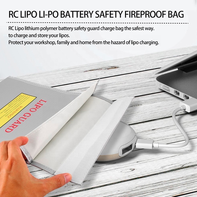 Fireproof Explosion-proof Waterproof RC Lipo Battery Safe Guard Bag 230x300mm for RC Toys Car Airsoft