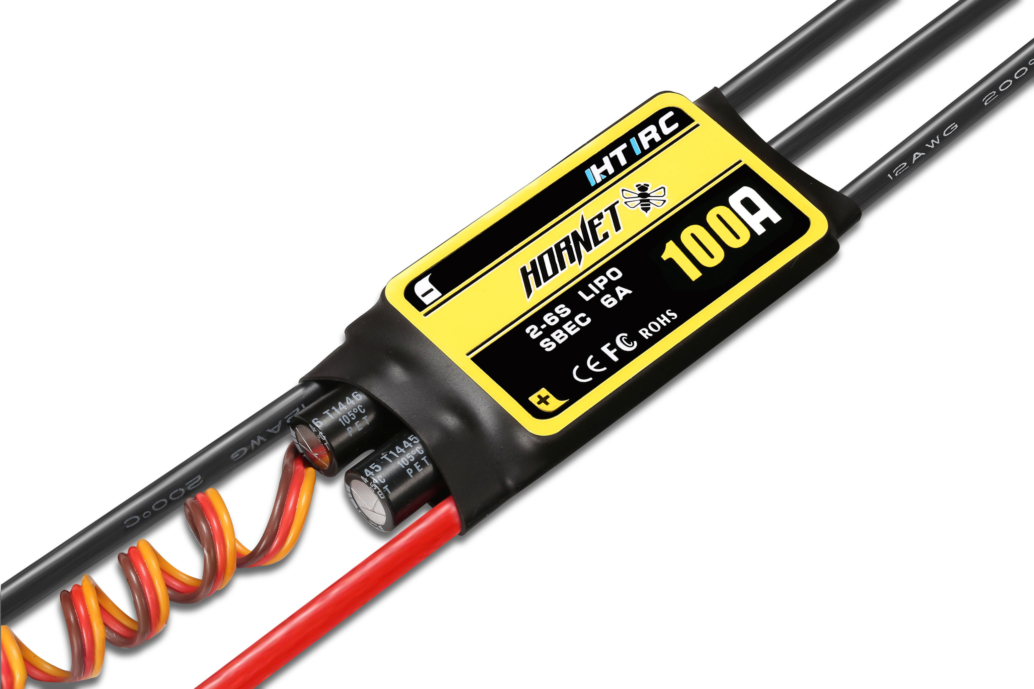 Hornet 100A ESC 2-6S Brushless Controller SBEC Hobbywing For RC FPV Quadcopter Airplanes Helicopter