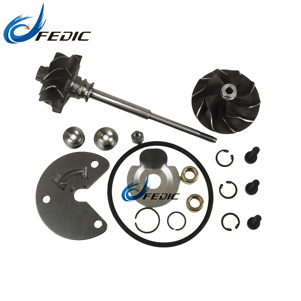 CT2 17201-33010 17201-33020 Turbocharger shaft and wheel+repair kit for Mini One D Toyota Yaris D4-55 Kw 75 HP W17 1364 ccm 200