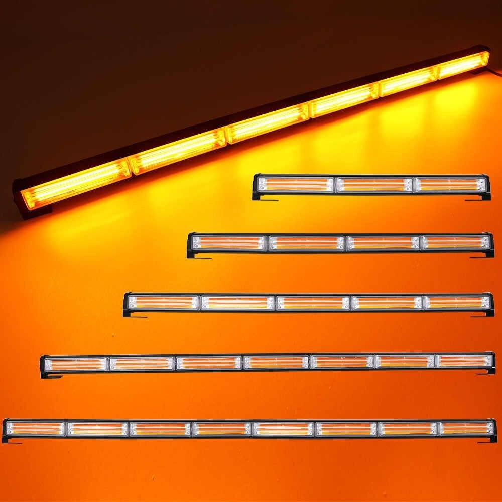 COB Strobe Flashing Lights bar High Visibility Traffic Advisor Strobe Light Bar LED Warning Lights various sizes