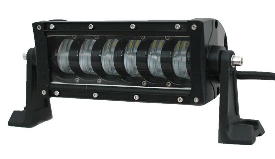 factory direct sale 4D Single row led light bar for offroad Super Bright Stainless Steel 32