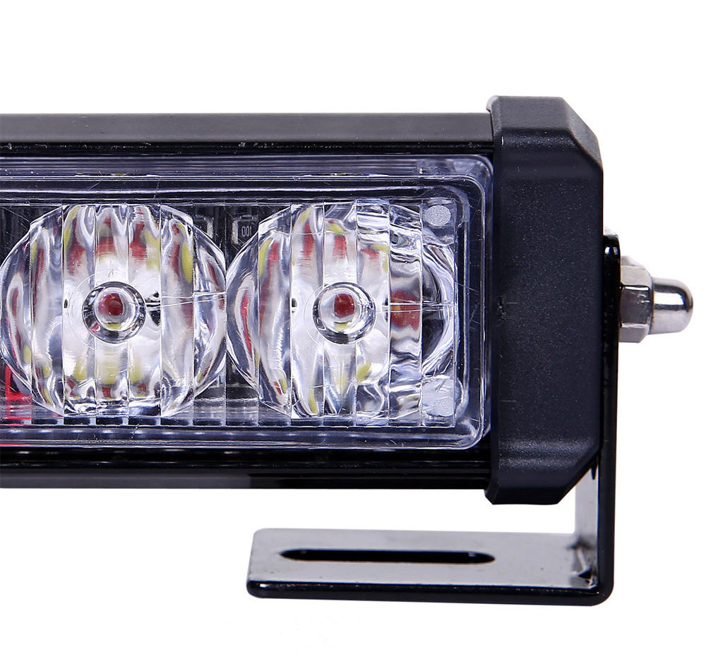 High power 12v 36w grille mount 2x6led car truck vehicle emergency led strobe warning light for car luces de policia