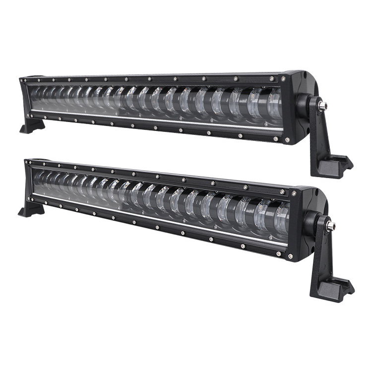 factory direct sale 4D Single row led light bar for offroad Super Bright Stainless Steel 32