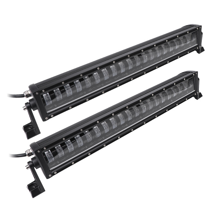 factory direct sale 4D Single row led light bar for offroad Super Bright Stainless Steel 32