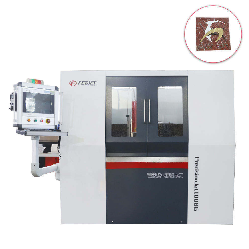 Chinese professional manufacturer High precision 1000*1000mm cnc 3/5 axis small water jet marble cutting machine